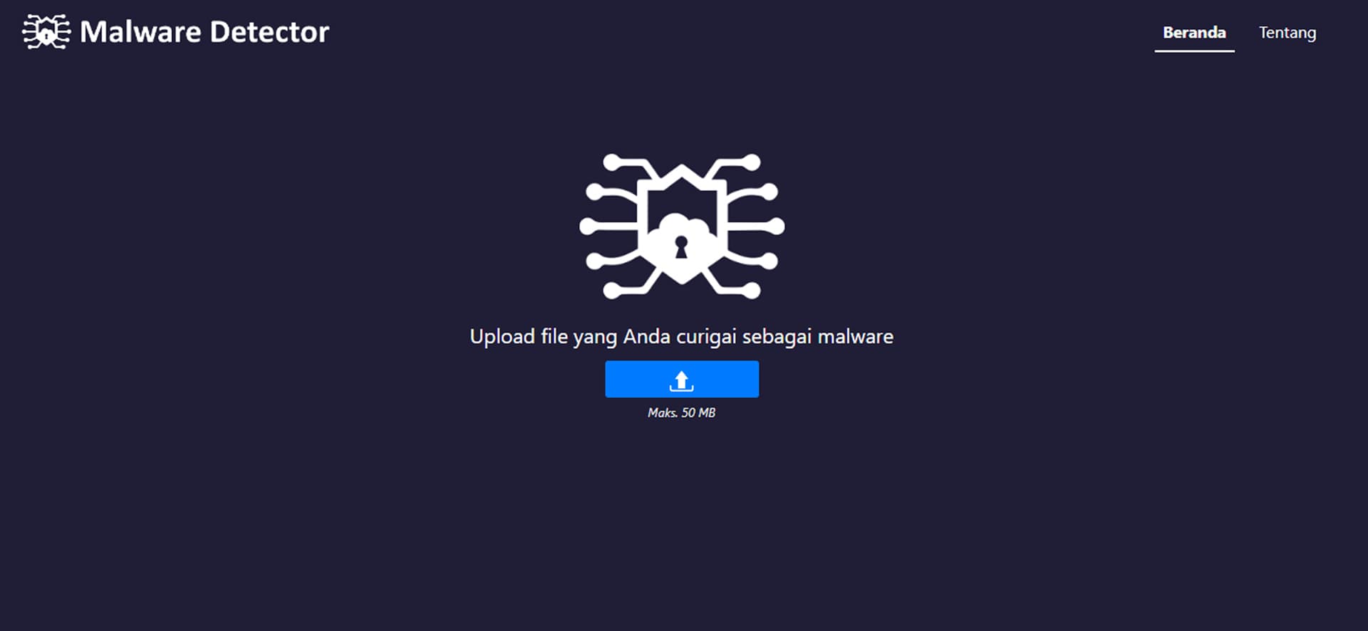 Thumbnail Malware Detector Web App